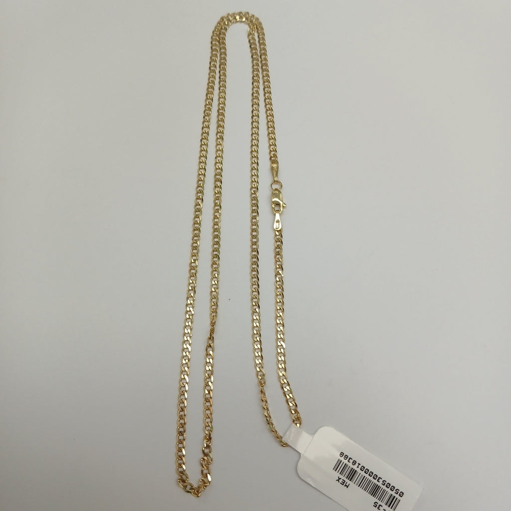 CADENA BARBADA 14K 55 CM 6 GR (NUEVO)