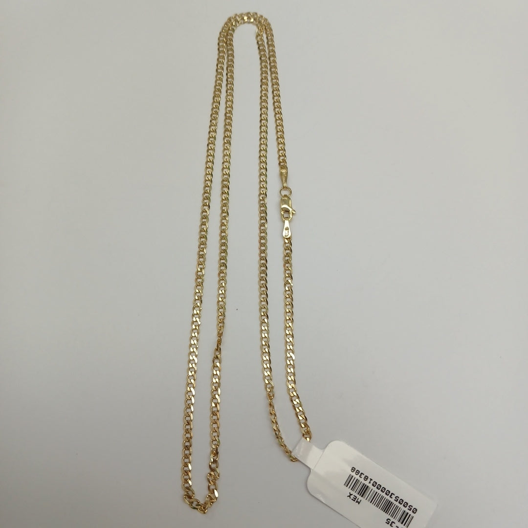 CADENA BARBADA 14K 55 CM 6 GR (NUEVO)