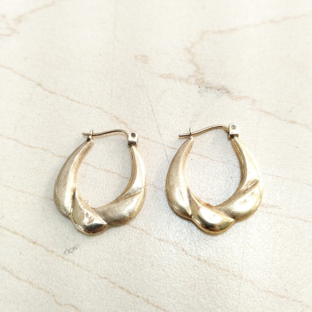 ARRACADAS PAR ORO 14 K 1.4 GRMS (SEMINUEVO)