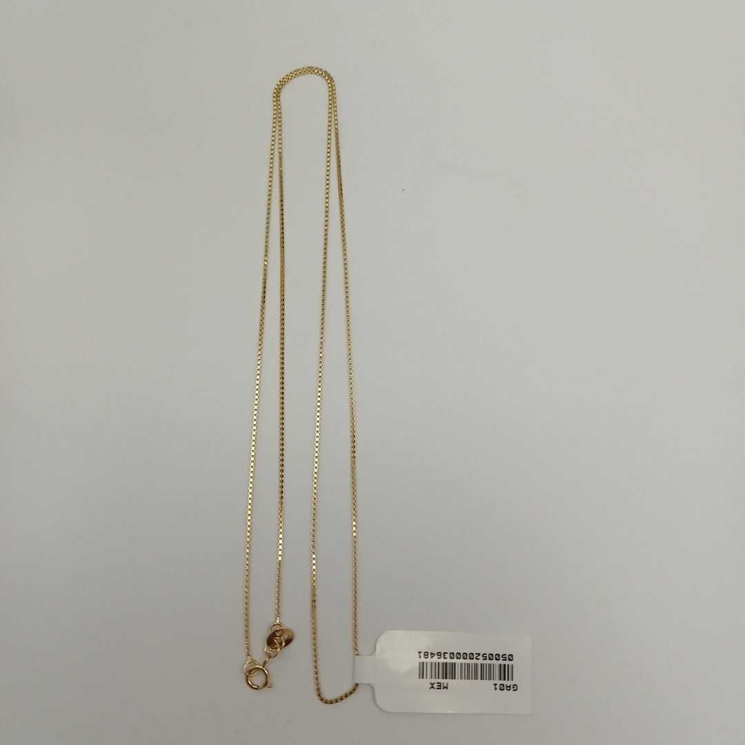 CADENA VENECIANO 14K 55 CM 2.4 GR (NUEVO)