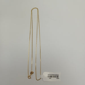 CADENA VENECIANO 14K 55 CM 2.4 GR (NUEVO)