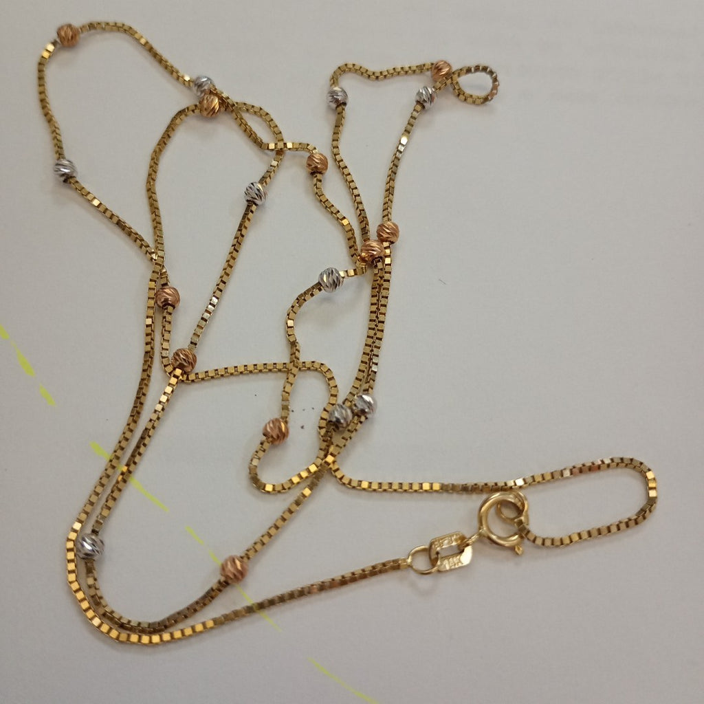 CADENA ORO 14 K 3 GRMS (SEMINUEVO)