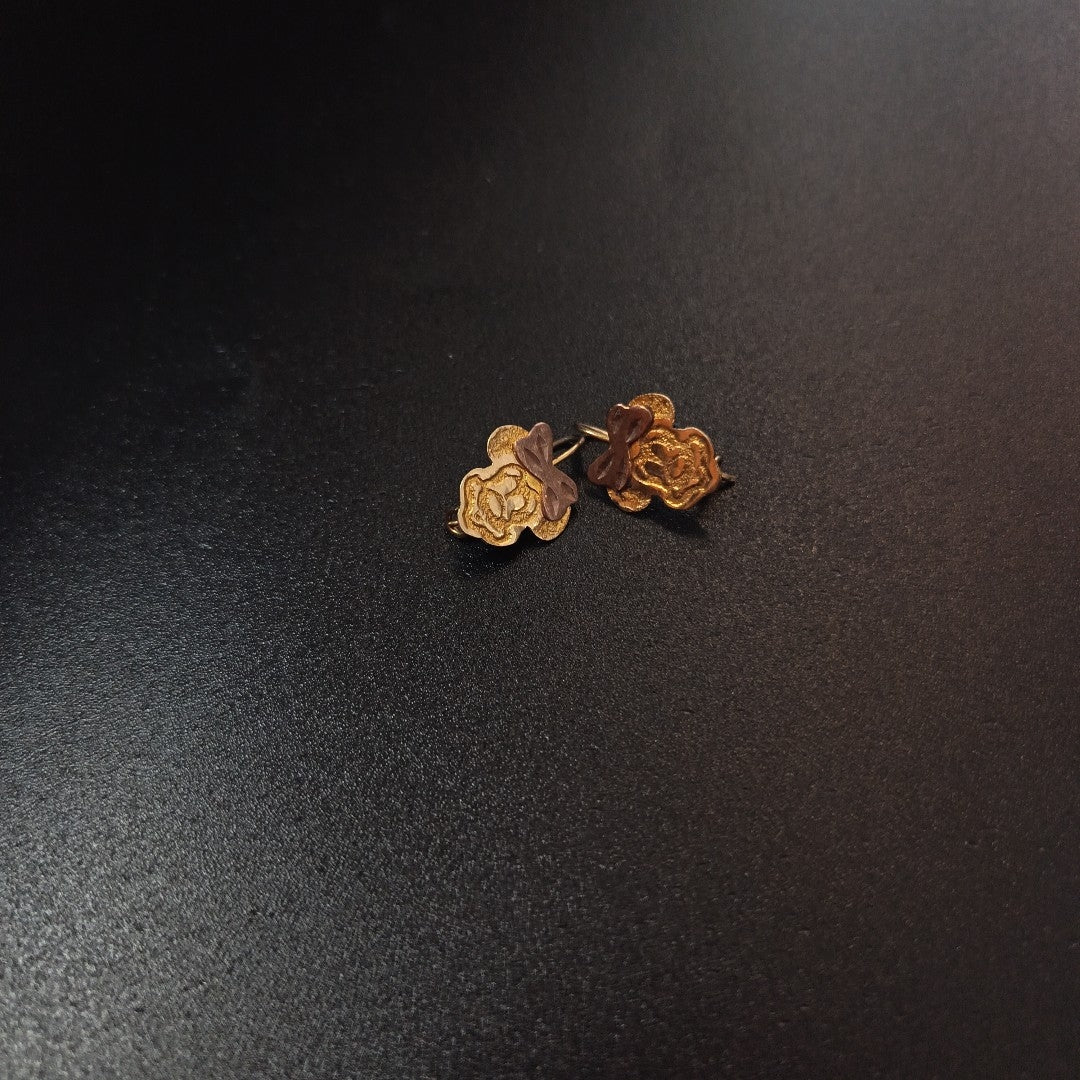 ARETES PAR ORO 10 K 1.4 GRMS (SEMINUEVO)