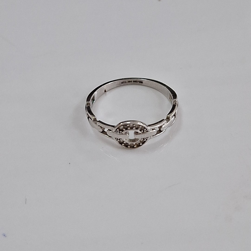 ANILLITO ORO BLANCO 14 K 2 GRMS (SEMINUEVO)