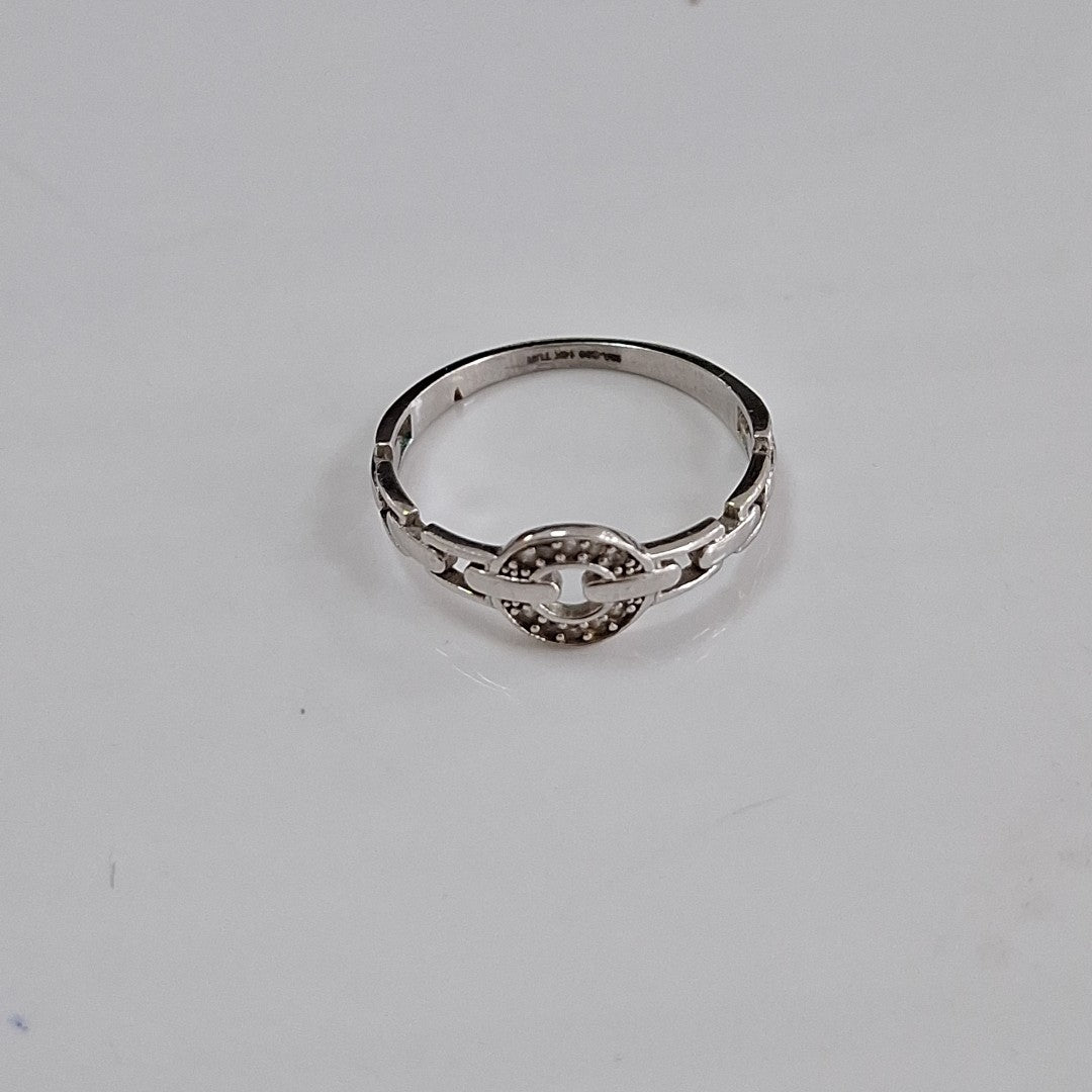 ANILLITO ORO BLANCO 14 K 2 GRMS (SEMINUEVO)