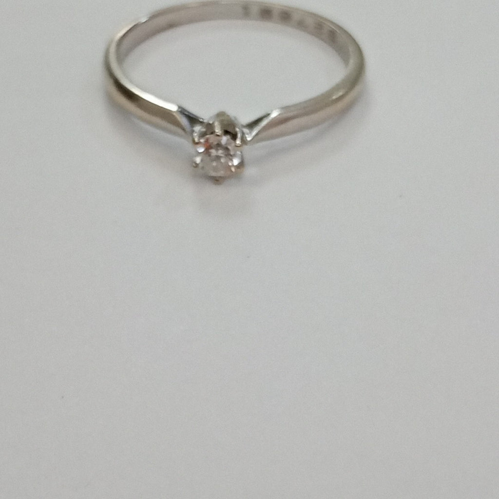 ANILLITO ORO BLANCO 14 K 1,40 GRMS (SEMINUEVO)