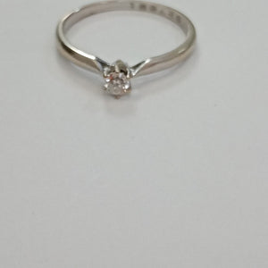 ANILLITO ORO BLANCO 14 K 1,40 GRMS (SEMINUEVO)