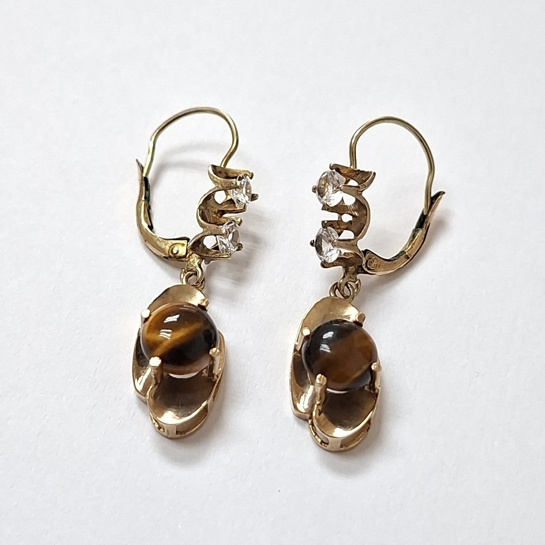 ARETES PAR ORO 8 K 3.4 GRMS (SEMINUEVO)