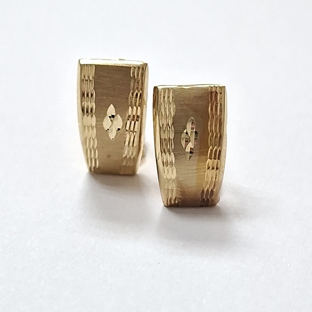 ARETES PAR ORO 14 K 2.3 GRMS (SEMINUEVO)