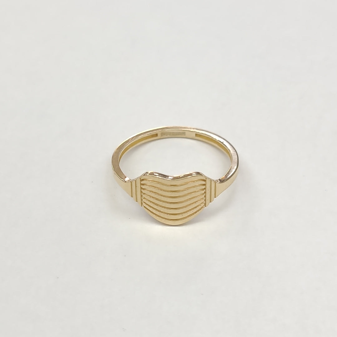 ANILLOS CORAZON 14K TALLA 7 1.8 GR (NUEVO)