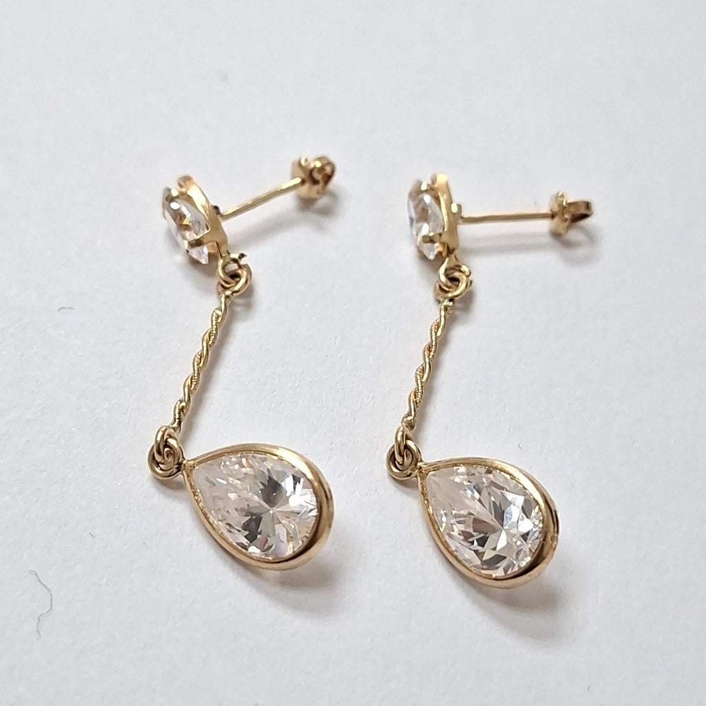 ARETES PAR ORO 8 K 2 GRMS (SEMINUEVO)