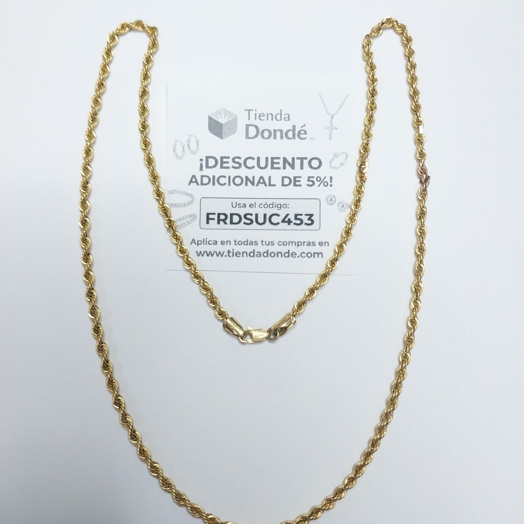 CADENA ORO 10 K 4 GRMS (SEMINUEVO)