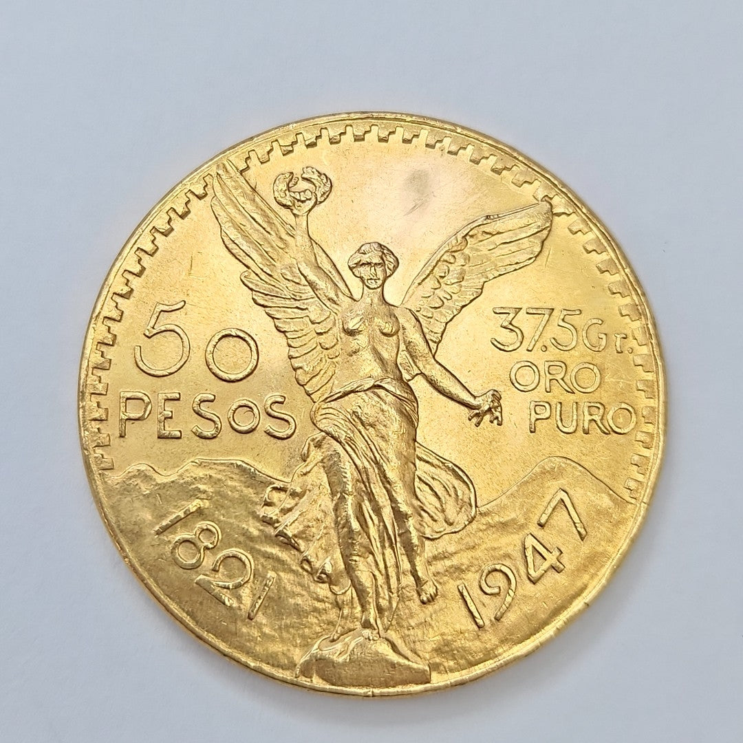 K1 41,60 GRMS 21 K IDENTIFICACIÓN MONEDA NOMINATIVA MONEDAS PESOS 50 PESOS (SEMINUEVO)