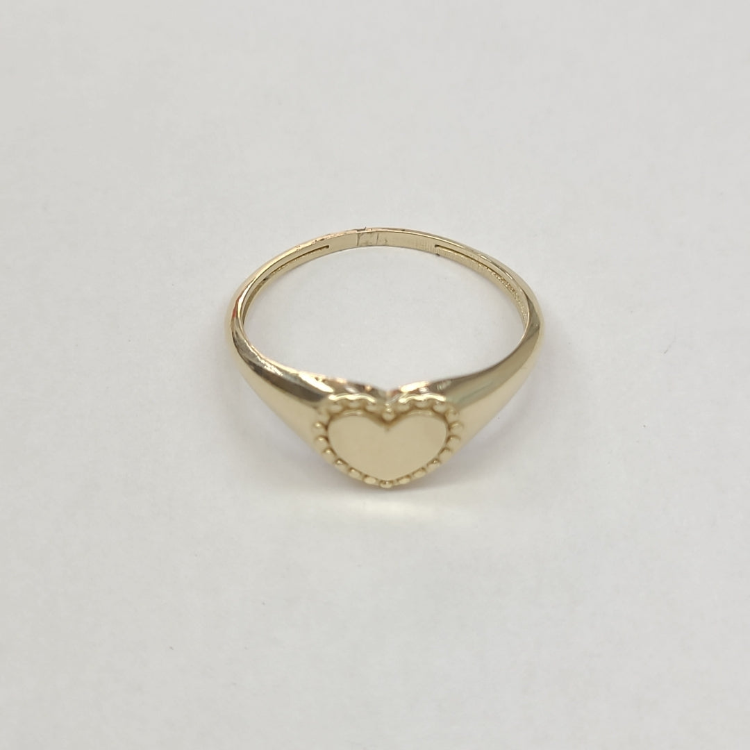 ANILLOS ANILLITO FIG CORAZON 10K TALLA 9 1.7 GR (NUEVO)