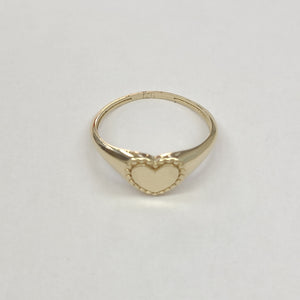 ANILLOS ANILLITO FIG CORAZON 10K TALLA 9 1.7 GR (NUEVO)