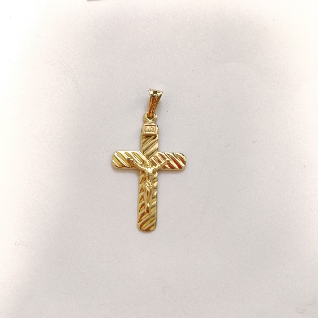 CRUCIFIJO ORO 10 K 2.3 GRMS (SEMINUEVO)