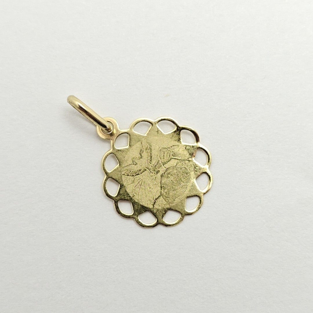 MEDALLA RELIGIOSA ORO 14 K 0,50 GRMS (SEMINUEVO)