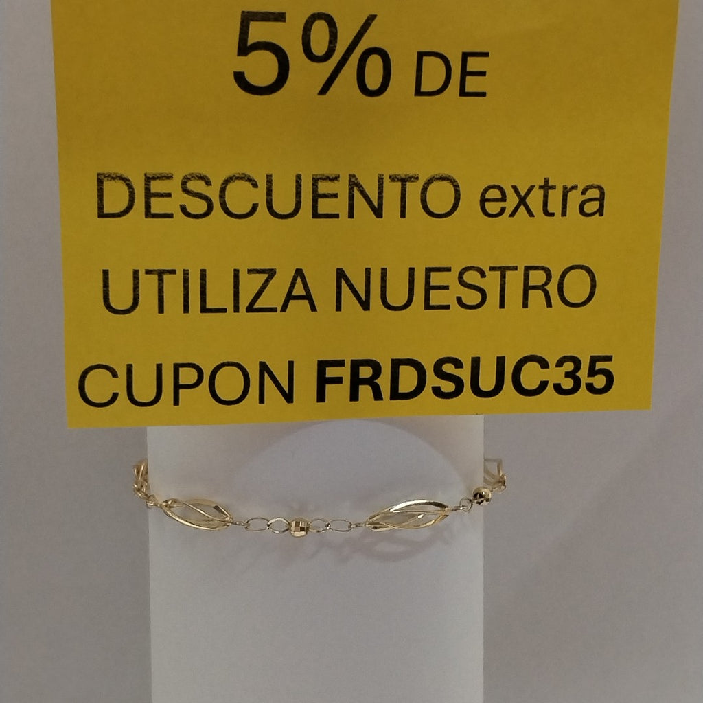 PULSERA ESPECIAL 14K 18 CM 2.1 GR (NUEVO)