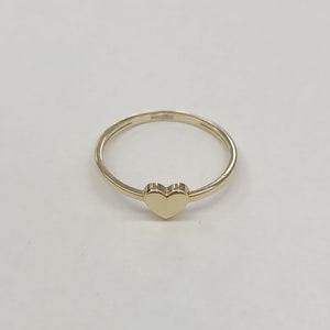 ANILLOS ANILLITO FIG CORAZON 10K TALLA 9 1.2 GR (NUEVO)