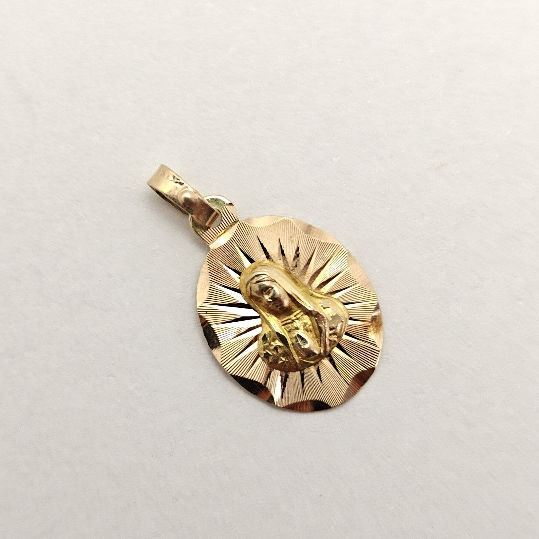 MEDALLA RELIGIOSA ORO 14 K 0,70 GRMS (SEMINUEVO)
