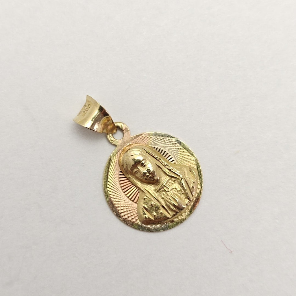 MEDALLA RELIGIOSA ORO COMBINADO 14 K 1,00 GRMS (SEMINUEVO)