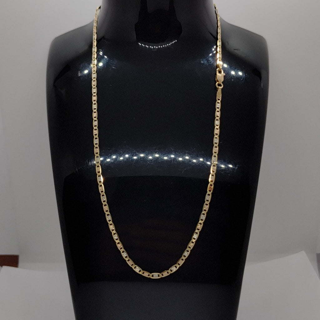 CADENA ORO COMBINADO 14 K 4,40 GRMS (SEMINUEVO)