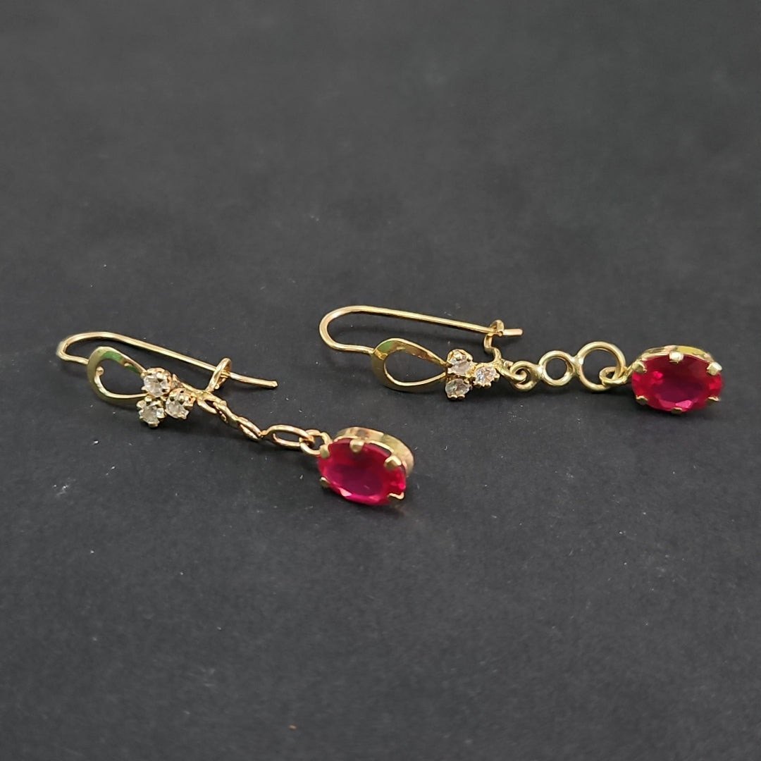 ARETES PAR ORO 10 K 2,00 GRMS (SEMINUEVO)