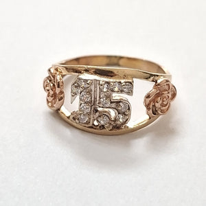 ANILLO ORO 10 K 2.5 GRMS (SEMINUEVO)