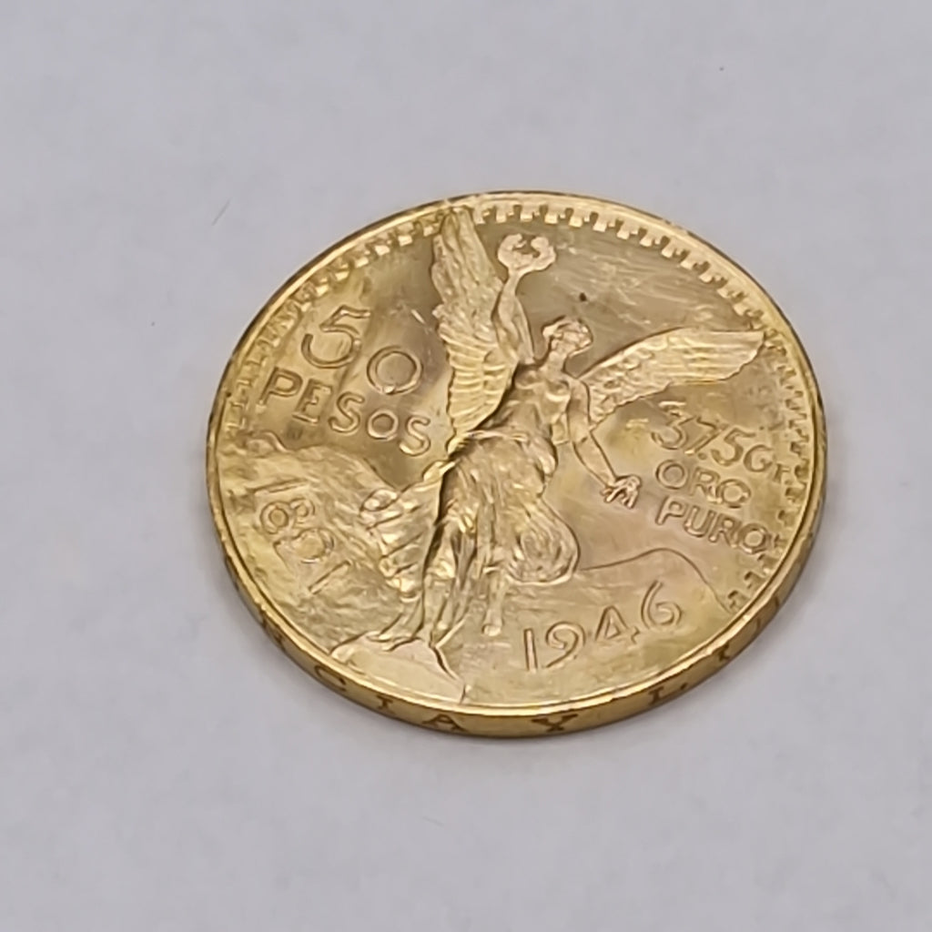 K1 41,60 GRMS 21 K IDENTIFICACIÓN MONEDA NOMINATIVA MONEDAS PESOS 50 PESOS (SEMINUEVO)