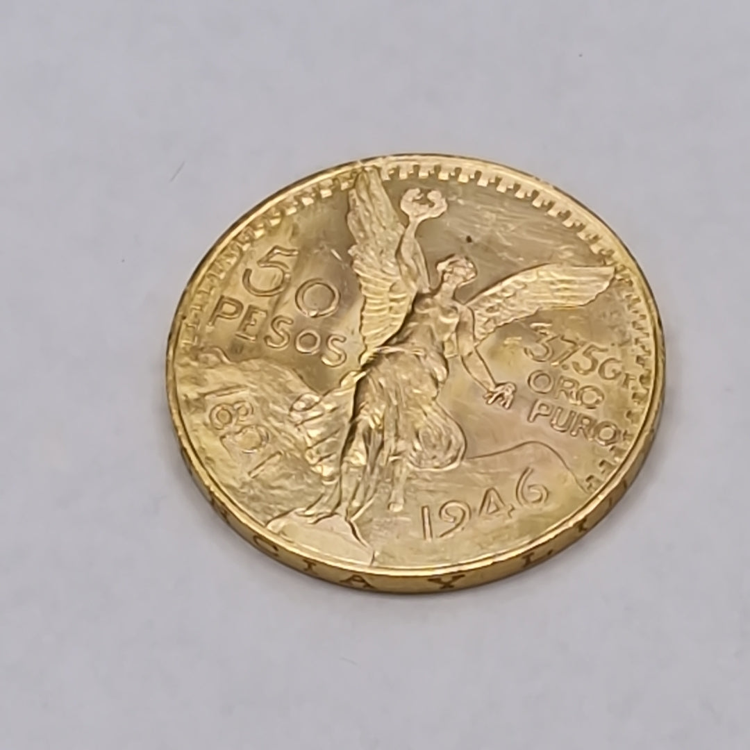 K1 41,60 GRMS 21 K IDENTIFICACIÓN MONEDA NOMINATIVA MONEDAS PESOS 50 PESOS (SEMINUEVO)
