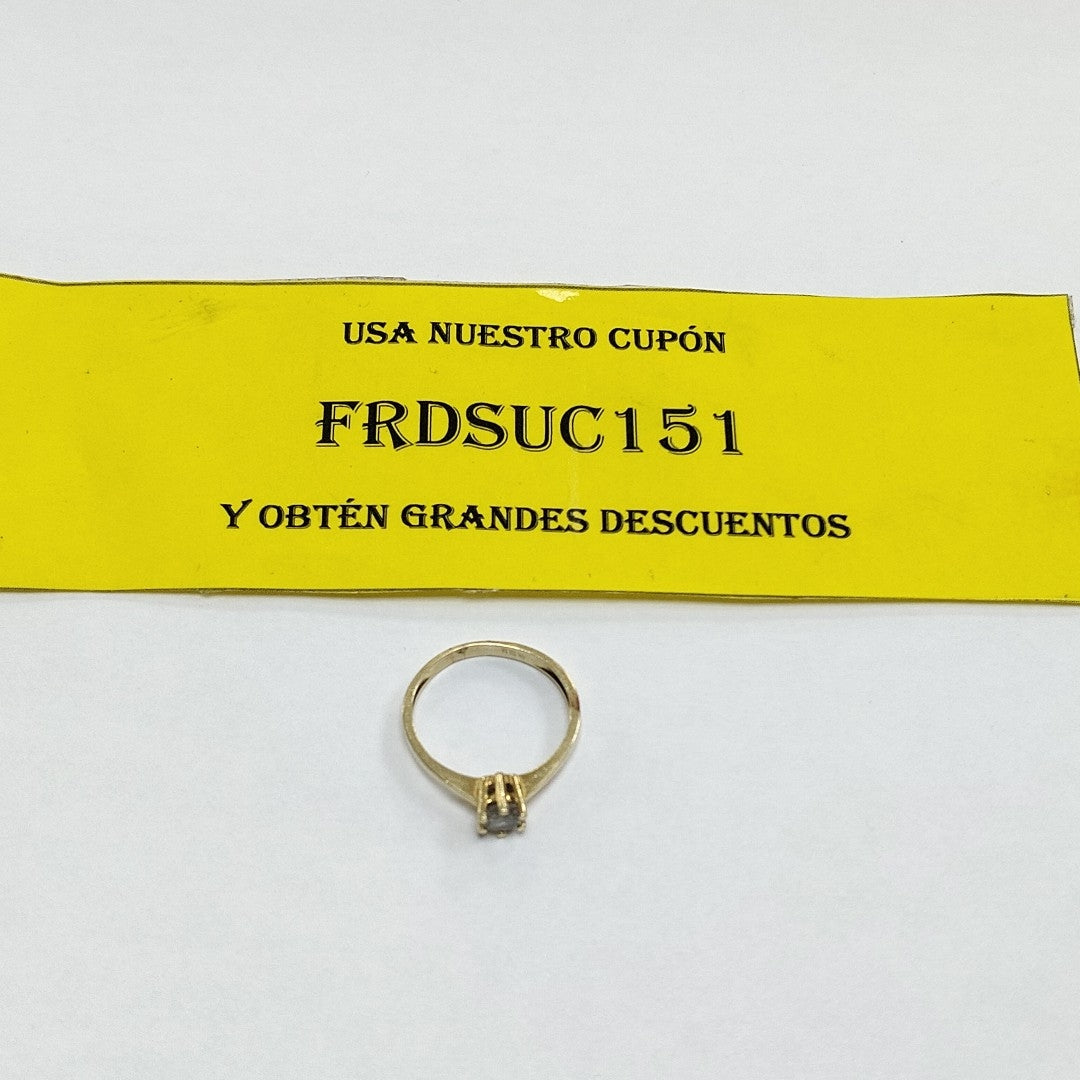 SOLITARIO ORO 14 K 1,70 GRMS (SEMINUEVO)
