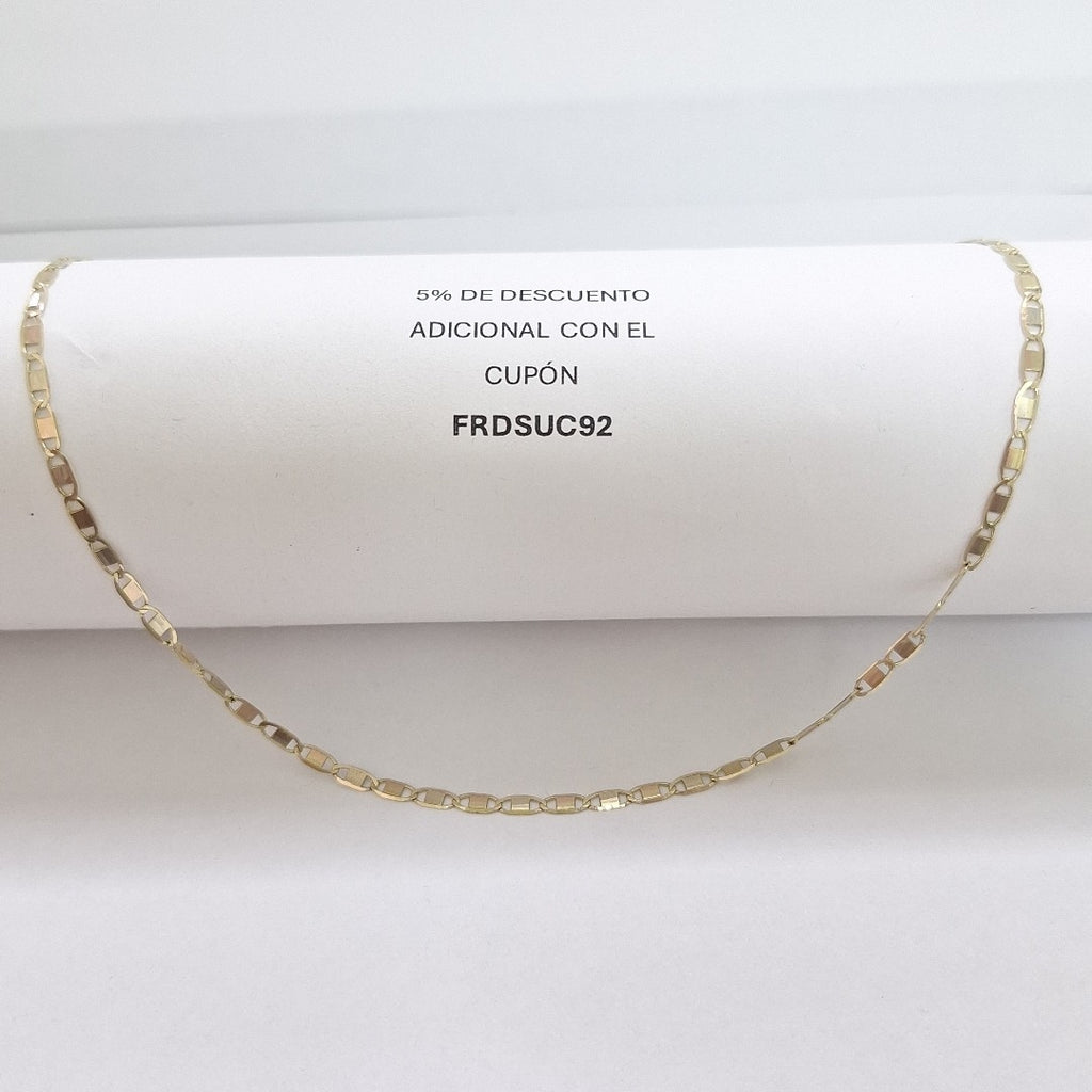 CADENA ESPEJO 14K 60 CM 5.4 GR (NUEVO)
