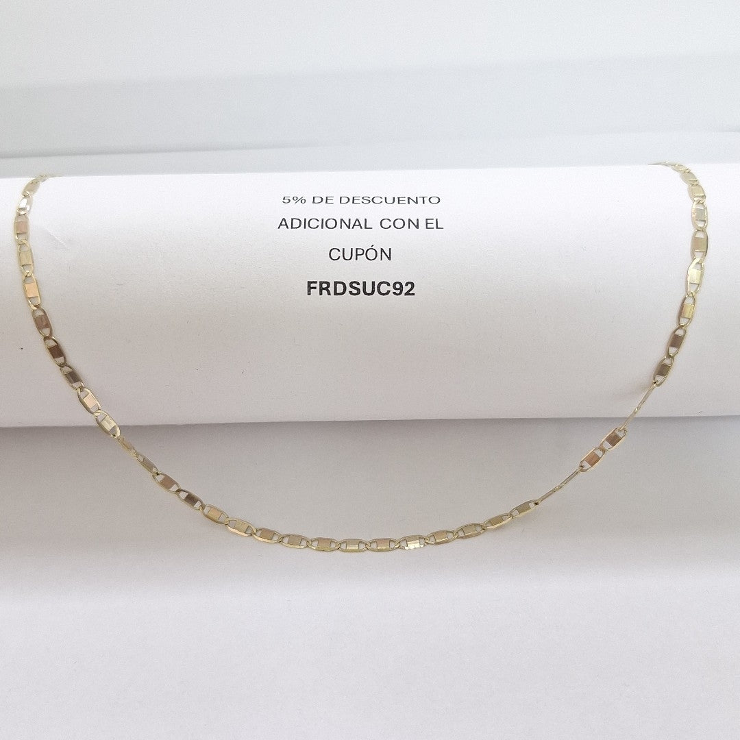 CADENA ESPEJO 14K 60 CM 5.4 GR (NUEVO)