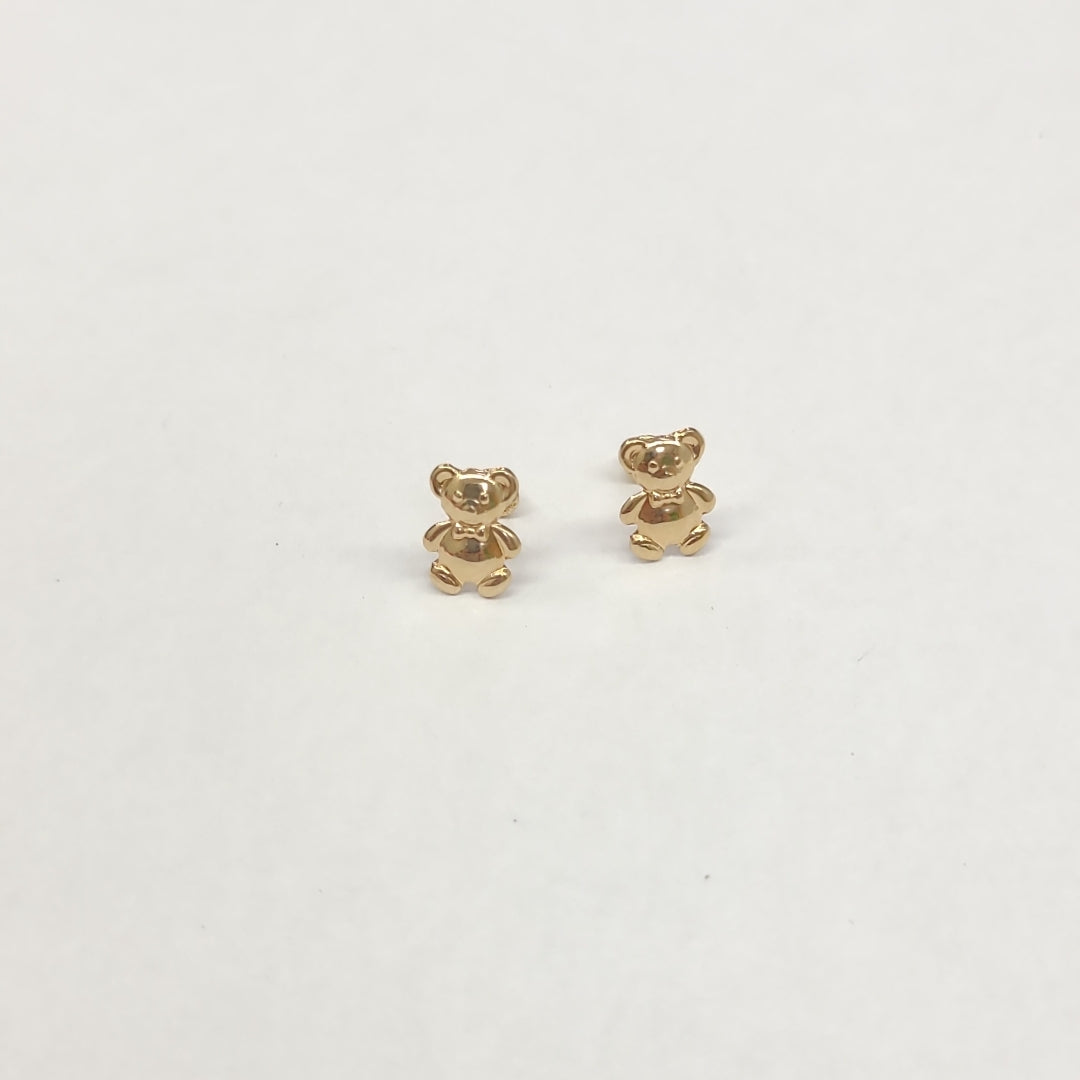 BROQUELES BROQUEL FIG OSO 14K 0.2592 GR (NUEVO)