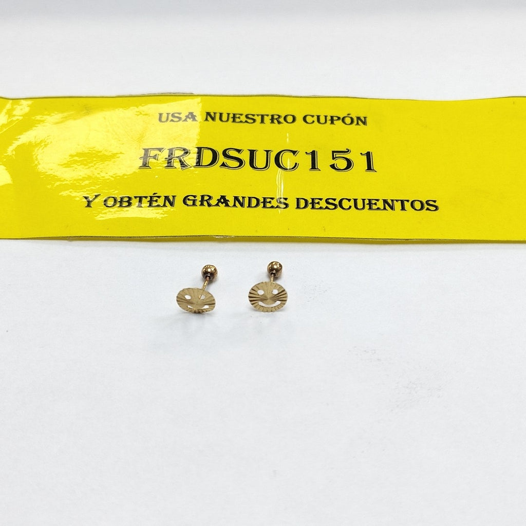 BROQUELES PAR ORO 14 K 0,30 GRMS (SEMINUEVO)