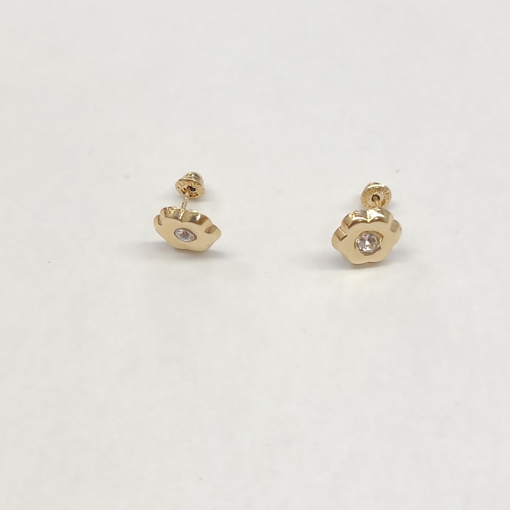 BROQUELES BROQUEL FIG FLOR C CIRCONIA 14K 0.2581 GR (NUEVO)
