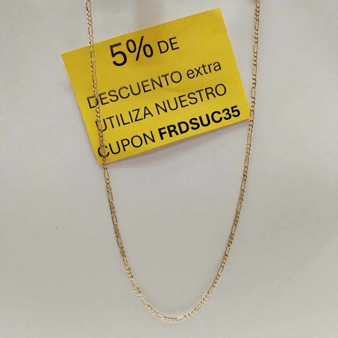 CADENA 3X1 14K 50 CM 4.6 GR (NUEVO)
