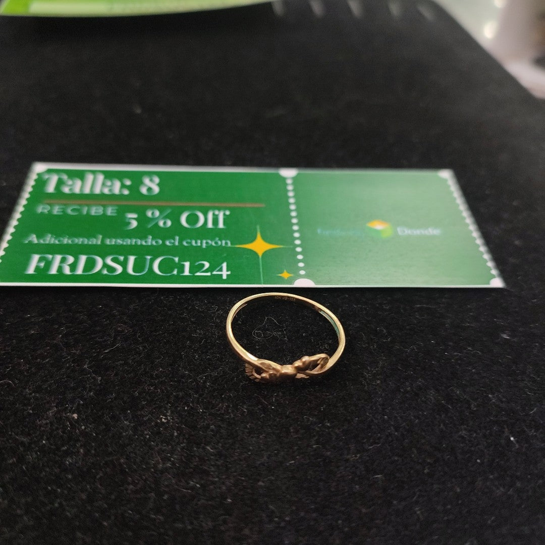 ANILLITO ORO 10 K 0.9 GRMS (SEMINUEVO)