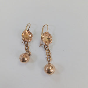 ARETES PAR ORO 10 K 3.9 GRMS (SEMINUEVO)