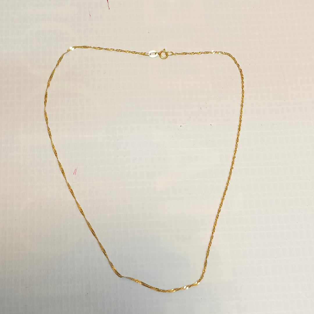 CADENA ORO 14 K 0,90 GRMS (SEMINUEVO)