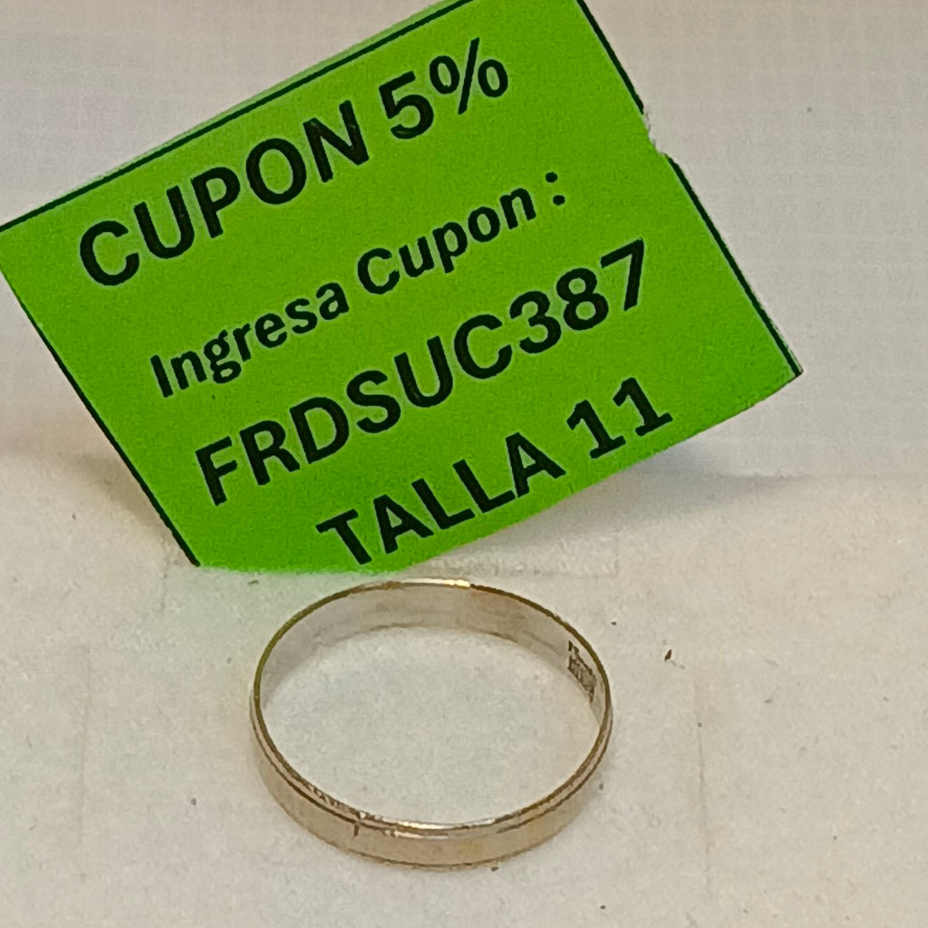 ARGOLLA ORO 14 K 1.8 GRMS (SEMINUEVO)