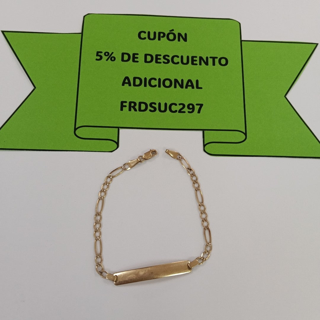 ESCLAVA ORO 10 K 3.3 GRMS (SEMINUEVO)