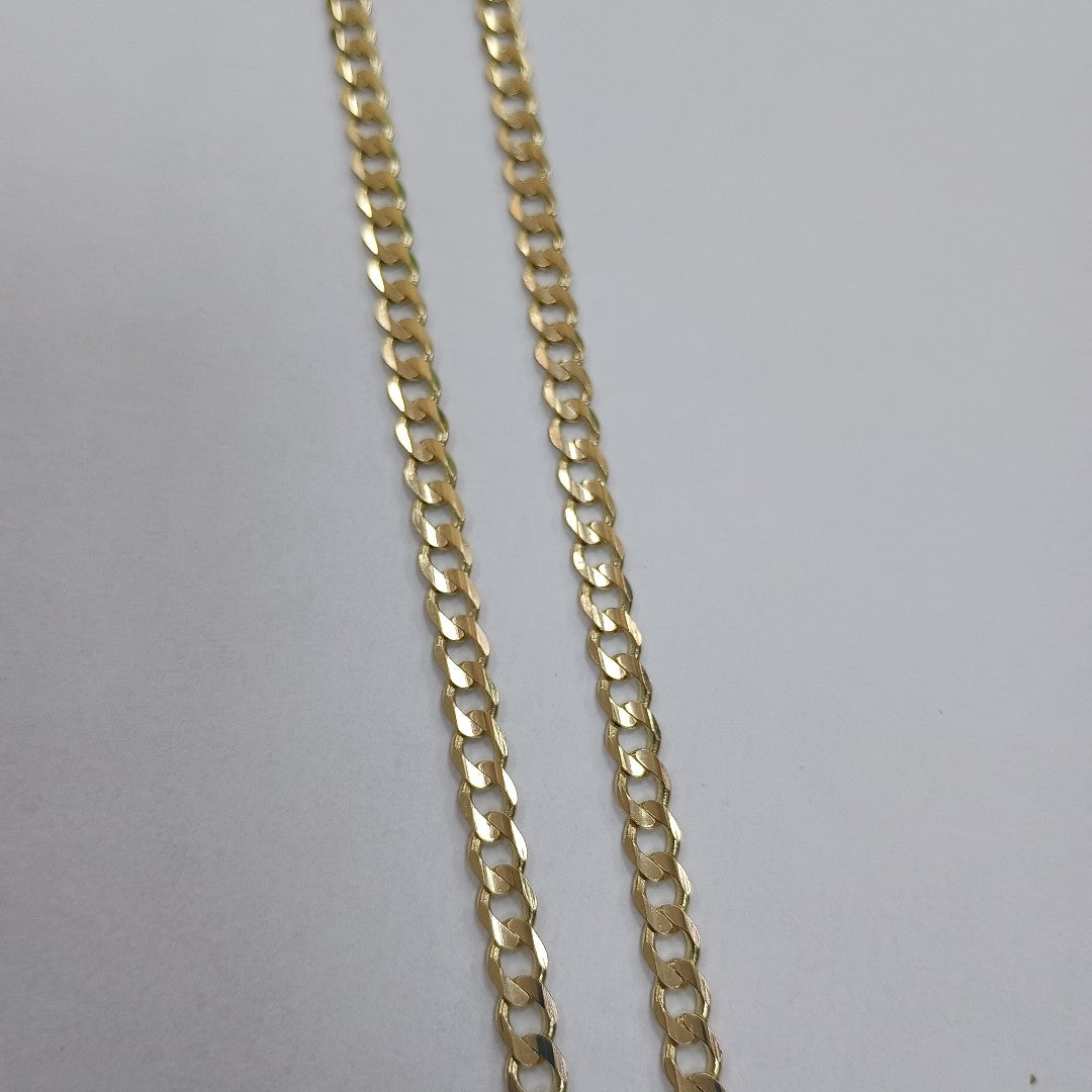 CADENA BARBADA 14K 55 CM 12.6 GR (NUEVO)