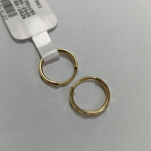 ARRACADAS PAR ORO 10 K 0.4 GRMS (SEMINUEVO)