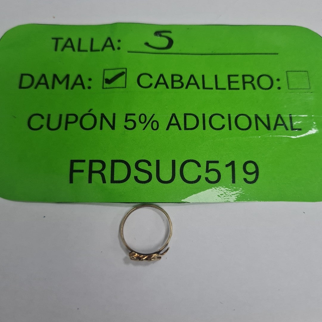 ANILLITO ORO 14 K 1.3 GRMS (SEMINUEVO)
