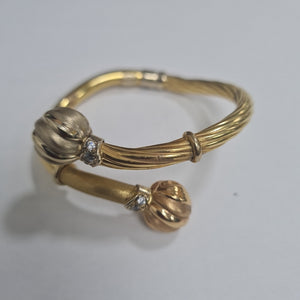 PULSERA RIGIDA ORO 18 K 19,30 GRMS (SEMINUEVO)