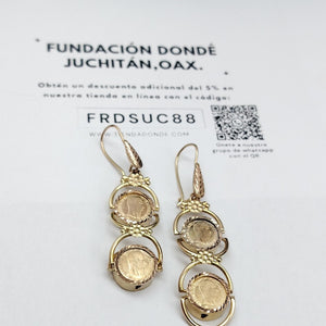 K1 9.7 GRMS 10 K IDENTIFICACIÓN ARETES PAR TEJIDO HECHURA ESPECIAL MA (SEMINUEVO)