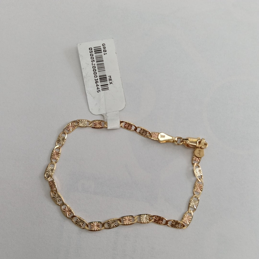 PULSERA GUCHI 14K 18 CM 2.9 GR (NUEVO)