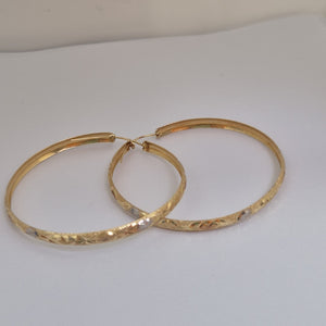 ARRACADAS PAR ORO 14 K 9 GRMS (SEMINUEVO)