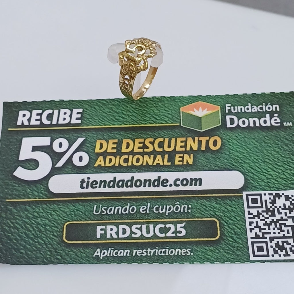 ANILLITO ORO 10 K 1.8 GRMS (SEMINUEVO)